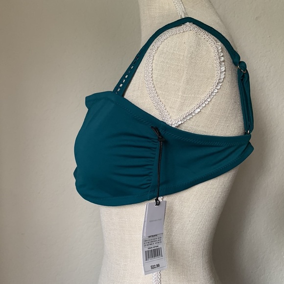 NWT SHADE & SHORE 2 pc. Bikini top & bottoms in Deep Teal - Size XL - Picture 7 of 16